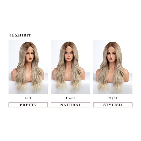 Ombre Ash Blonde Lace WIG - Picture 5 of 5